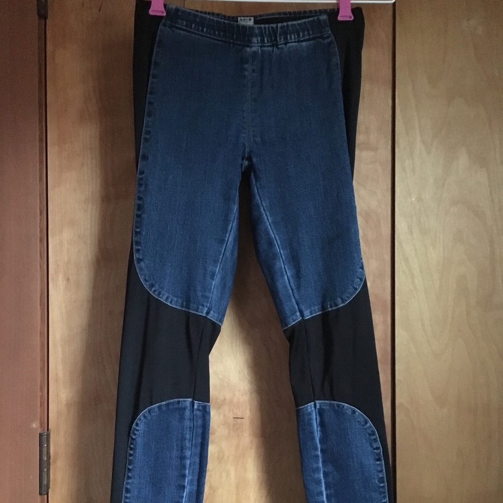 Uniq Black/Denim Jeggings
